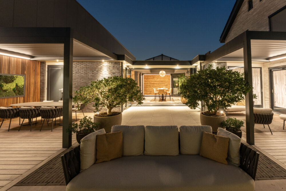 Sfeervolle tuinkamer